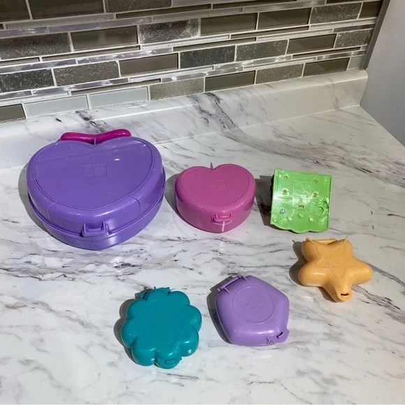 Vintage Bluebird Polly Pocket lot of 6 compacts - Picture 15 of 16